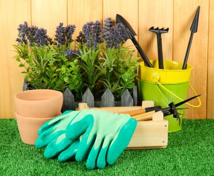 Professional gardener tending to a vibrant garden in Seven Sisters